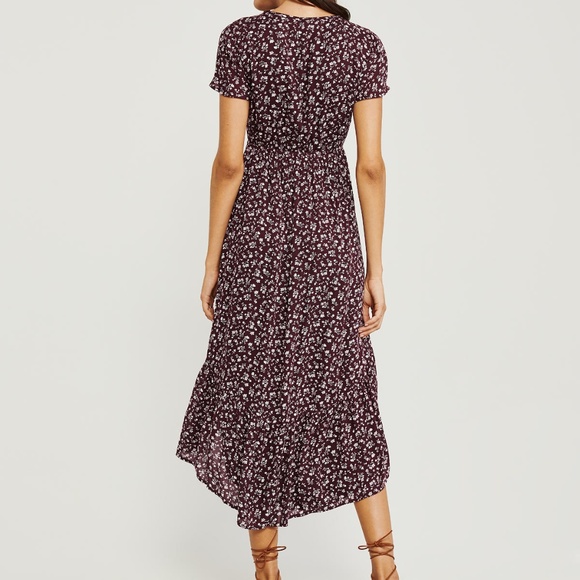 A&F Ruffle Hem Midi Dress S/M - Picture 3 of 3